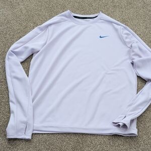 Nike Light Purple Long Sleeve Top